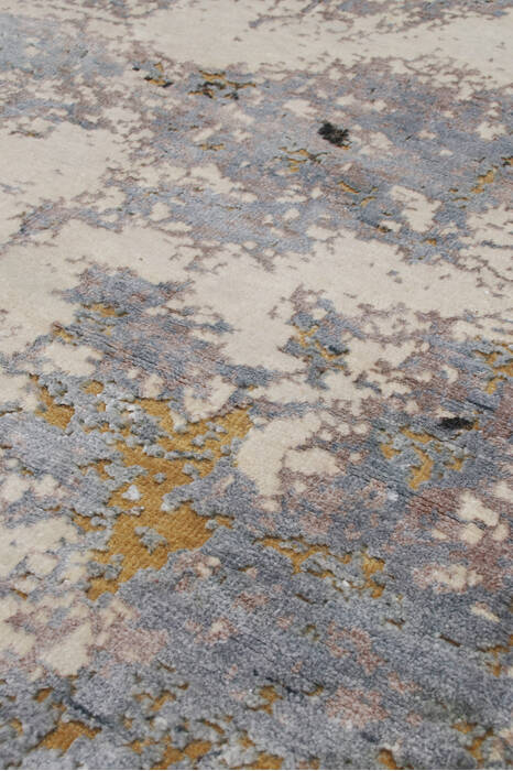 Modern Beige Hand Knotted 80 X 100 Area Rug 902-146854 Image 2