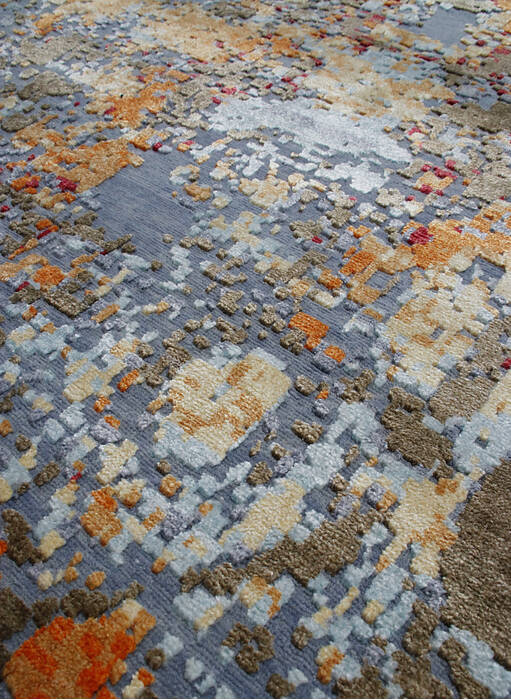 Modern Beige Hand Knotted 66 X 99  Area Rug 902-146859 Image 2