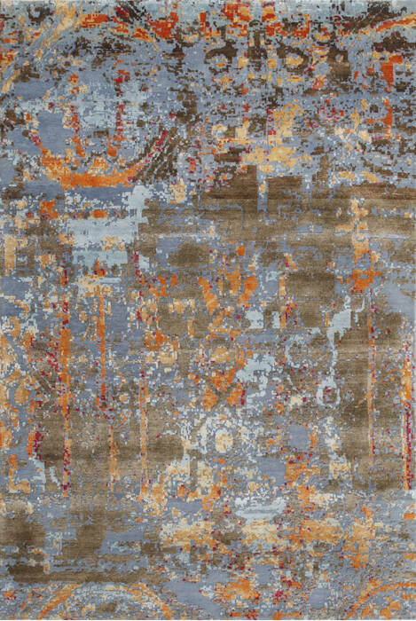 Modern Beige Hand Knotted 66 X 99  Area Rug 902-146859 Image 0