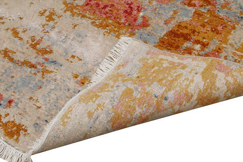 Modern Beige Hand Knotted 56 X 80 Area Rug 902-146861 Image 1