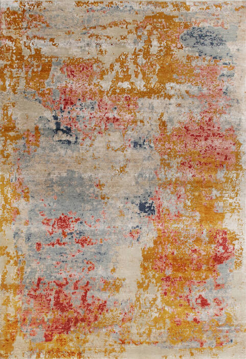 Modern Beige Hand Knotted 56 X 80 Area Rug 902-146861 Image 0
