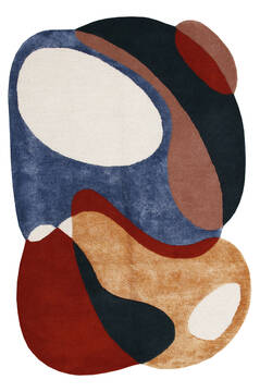 Modern Multicolor Hand Tufted 5'0" X 8'0"  Area Rug 902-146863