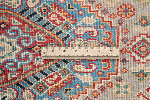 Kazak Beige Hand Knotted 38 X 53 Area Rug 700-146871 Image 6