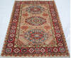 Kazak Beige Hand Knotted 38 X 53 Area Rug 700-146871 Thumb 1