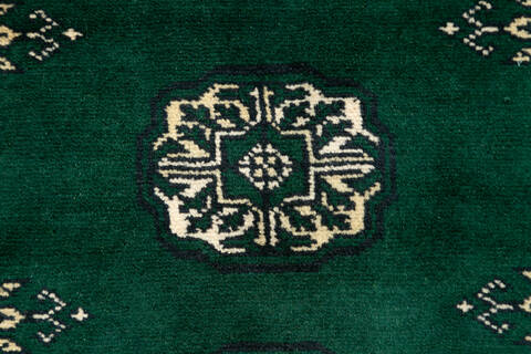 Bokhara Green Hand Knotted 42 X 510 Area Rug 700-146872 Image 2