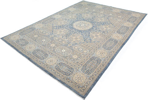 Chobi Grey Hand Knotted 811 X 123 Area Rug 700-146873 Image 2