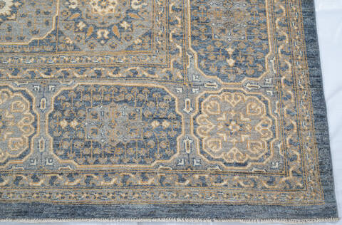 Chobi Grey Hand Knotted 811 X 123 Area Rug 700-146873 Image 3