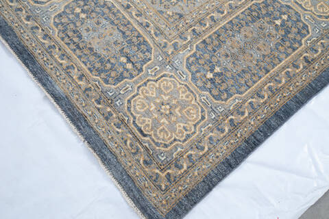 Chobi Grey Hand Knotted 811 X 123 Area Rug 700-146873 Image 4