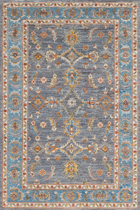 Chobi Grey Hand Knotted 40 X 61 Area Rug 700-146875 Image 0