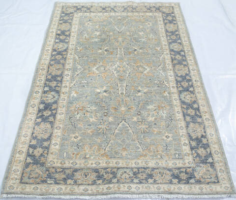 Chobi Grey Hand Knotted 311 X 60 Area Rug 700-146876 Image 1