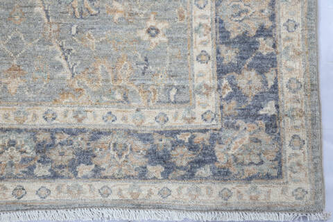 Chobi Grey Hand Knotted 311 X 60 Area Rug 700-146876 Image 3