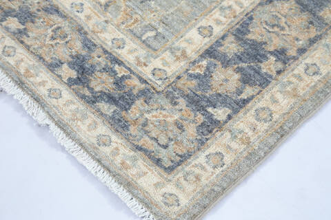 Chobi Grey Hand Knotted 311 X 60 Area Rug 700-146876 Image 4