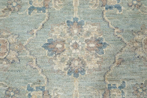 Chobi Grey Hand Knotted 40 X 511 Area Rug 700-146877 Image 4