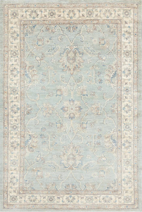 Chobi Grey Hand Knotted 40 X 511 Area Rug 700-146877 Image 0