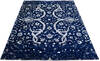 Chobi Blue Hand Knotted 82 X 100  Area Rug 700-146878 Thumb 1