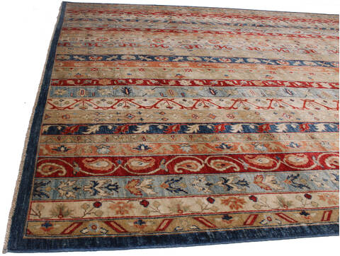 Shirvan Multicolor Hand Knotted 90 X 118 Area Rug 254-146890 Image 2