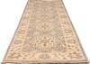 Ziegler Beige Runner Hand Knotted 510 X 20  Area Rug 254-146891 Thumb 2