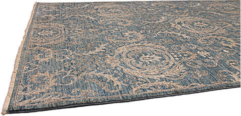 Ferahan Blue Hand Knotted 60 X 310 Area Rug 254-146892 Image 1