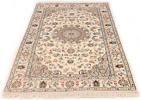 Nain Beige Hand Knotted 53 X 31 Area Rug 254-146893 Image 1