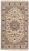 Nain Beige Hand Knotted 53 X 31  Area Rug 254-146893 Thumb 0