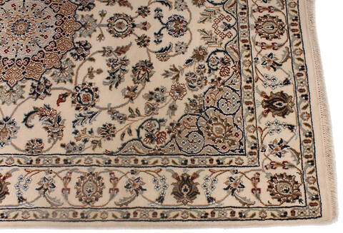 Nain White Hand Knotted 60 X 40 Area Rug 254-146894 Image 2