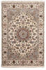 Nain White Hand Knotted 60 X 40 Area Rug 254-146894 Thumb 0