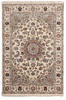 Nain White Hand Knotted 60 X 40  Area Rug 254-146894 Thumb 0