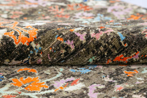 Modern Multicolor Hand Knotted 42 X 61 Area Rug 700-146898 Image 5