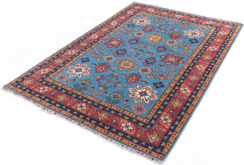 Kazak Blue Hand Knotted 57 X 711 Area Rug 700-146899 Image 2