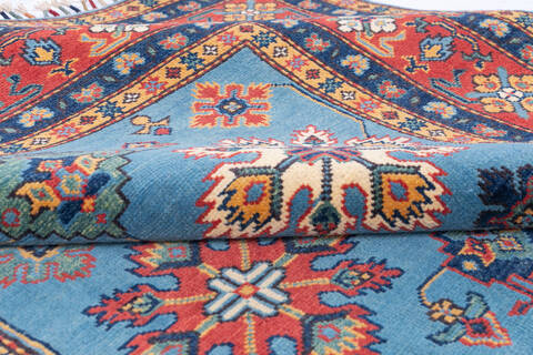 Kazak Blue Hand Knotted 57 X 711 Area Rug 700-146899 Image 5