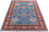 Kazak Blue Hand Knotted 57 X 711 Area Rug 700-146899 Thumb 1