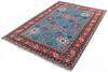 Kazak Blue Hand Knotted 57 X 711 Area Rug 700-146899 Thumb 2