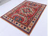 Kazak Red Hand Knotted 50 X 69  Area Rug 700-146900 Thumb 2
