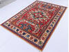 Kazak Red Hand Knotted 50 X 69 Area Rug 700-146900 Thumb 2