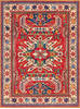 Kazak Red Hand Knotted 50 X 69 Area Rug 700-146900 Thumb 0