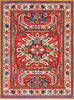 Kazak Red Hand Knotted 50 X 69  Area Rug 700-146900 Thumb 0