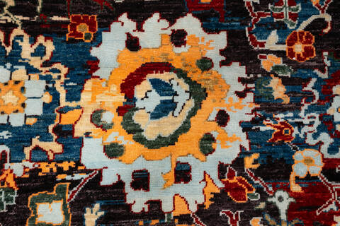 Chobi Multicolor Hand Knotted 60 X 91 Area Rug 700-146906 Image 5