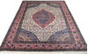 Pak-Persian Beige Hand Knotted 104 X 128  Area Rug 700-146910 Thumb 1