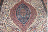 Pak-Persian Beige Hand Knotted 104 X 128  Area Rug 700-146910 Thumb 3