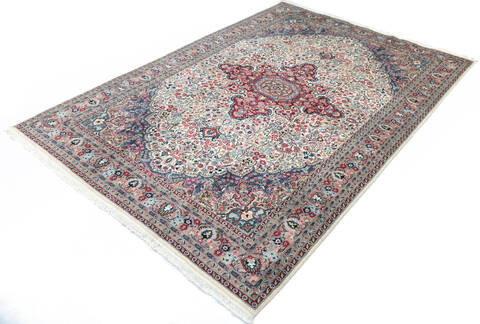 Pak-Persian Beige Hand Knotted 70 X 104 Area Rug 700-146912 Image 2