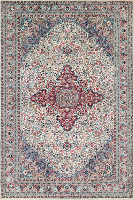 Pak-Persian Beige Hand Knotted 70 X 104 Area Rug 700-146912 Image 0