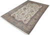 Pak-Persian Beige Hand Knotted 68 X 100  Area Rug 700-146914 Thumb 2