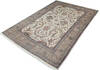 Pak-Persian Beige Hand Knotted 68 X 100 Area Rug 700-146914 Thumb 2