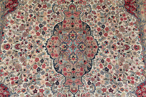 Pak-Persian Beige Hand Knotted 70 X 911 Area Rug 700-146916 Image 5