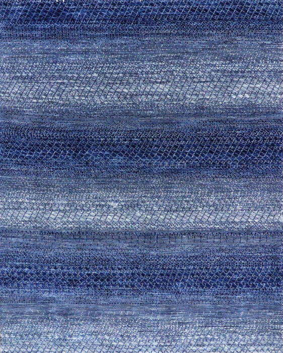 Modern-Contemporary Blue Hand Knotted 60 X 90  Area Rug 902-146924 Image 0