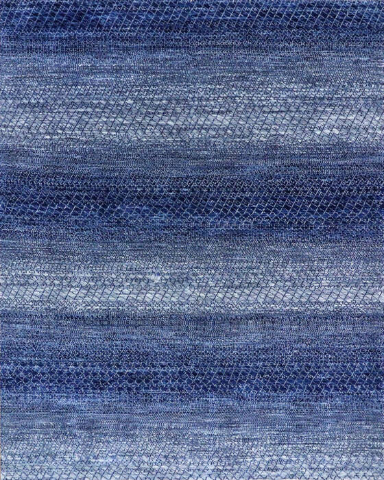 Modern-Contemporary Blue Hand Knotted 90 X 120  Area Rug 902-146926 Image 0