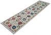 Chobi Grey Runner Hand Knotted 29 X 108 Area Rug 700-146958 Thumb 2