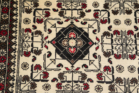 Khan Mohammadi Beige Hand Knotted 57 X 711 Area Rug 700-146963 Image 4
