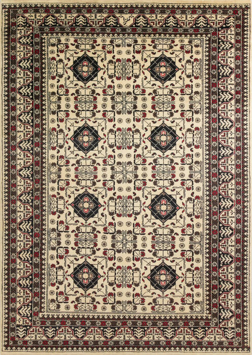 Khan Mohammadi Beige Hand Knotted 57 X 711 Area Rug 700-146963 Image 0