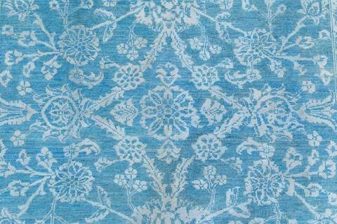 Chobi Blue Hand Knotted 57 X 76 Area Rug 700-146967 Image 5